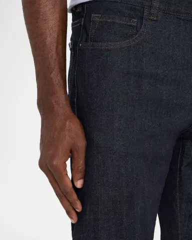 Canali Men's Dark-Wash Denim Straight Fit Five-Pocket Pants | Thumbnail 5 Canali Men's Dark-Wash Denim Straight Fit Five-Pocket Pants | Thumbnail 5