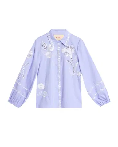 Figue Elaine Embroidered Button-Down Top | Thumbnail 1