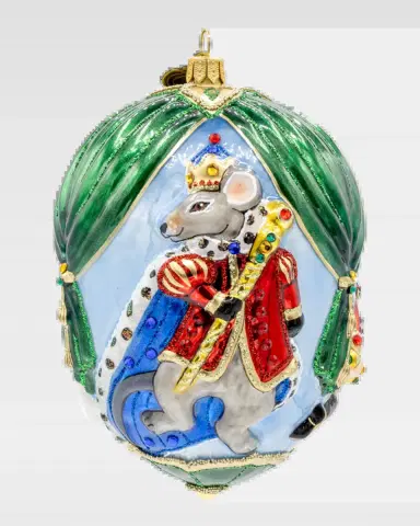 Jay Strongwater Nutcracker Suite Egg Christmas Ornament | Thumbnail 2