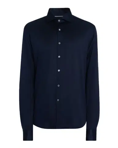 Canali Men 's Jersey Cotton and Lyocell Sport Shirt | Thumbnail 1 Canali Men 's Jersey Cotton and Lyocell Sport Shirt | Thumbnail 1