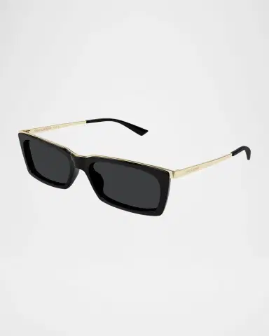 Saint Laurent Unisex SL 766 Acetate Rectangle Sunglasses | Thumbnail 2