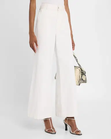 Good Work by Argent x Citizens of Humanity Beverly High-Rise Wide-Leg Cotton Trousers | Thumbnail 4 Good Work by Argent x Citizens of Humanity Beverly High-Rise Wide-Leg Cotton Trousers | Thumbnail 4