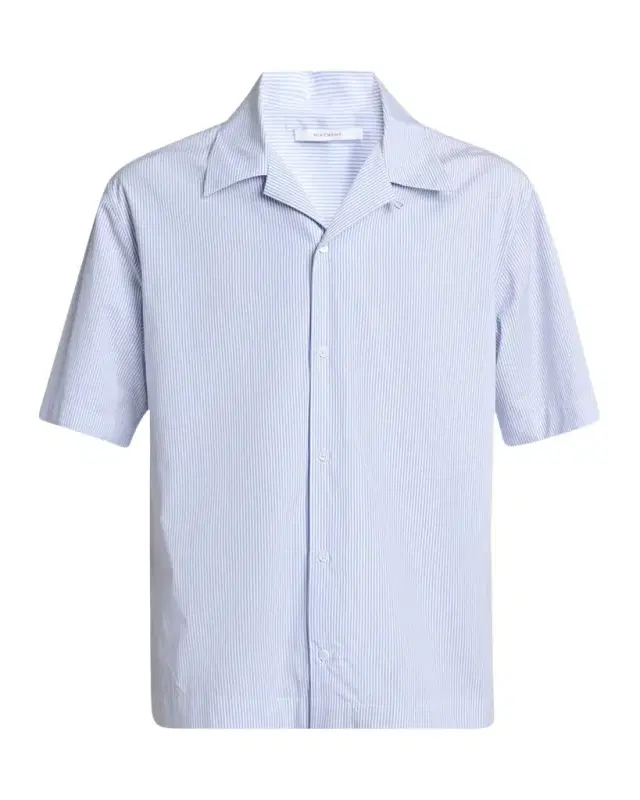 Men 's Pinstripe Bowling Shirt