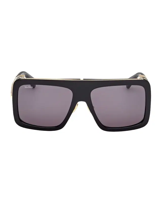 Max Mara Jean Acetate Rectangular Sunglasses