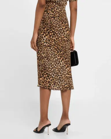 Nanushka Zarina Ocelot-Print Slip Skirt | Thumbnail 3
