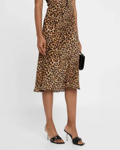 Nanushka Zarina Ocelot-Print Slip Skirt | Thumbnail 4