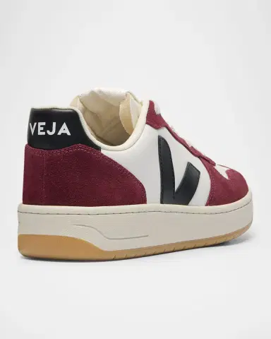 Veja V-10 Bicolor Leather Low-Top Sneakers | Thumbnail 3 Veja V-10 Bicolor Leather Low-Top Sneakers | Thumbnail 3