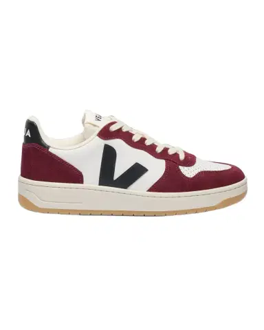 Veja V-10 Bicolor Leather Low-Top Sneakers | Thumbnail 1 Veja V-10 Bicolor Leather Low-Top Sneakers | Thumbnail 1