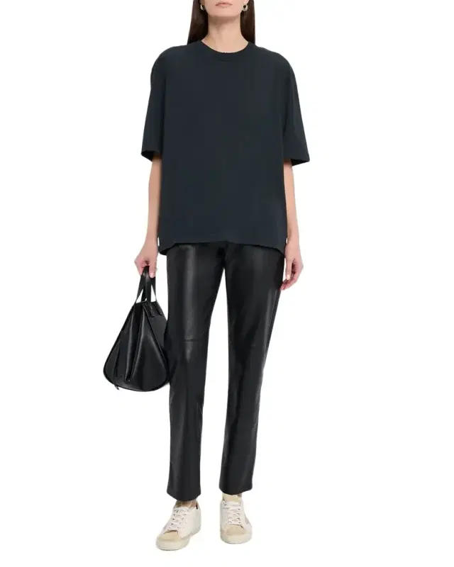 Golden Goose Reverse Logo Cotton Crewneck T-Shirt