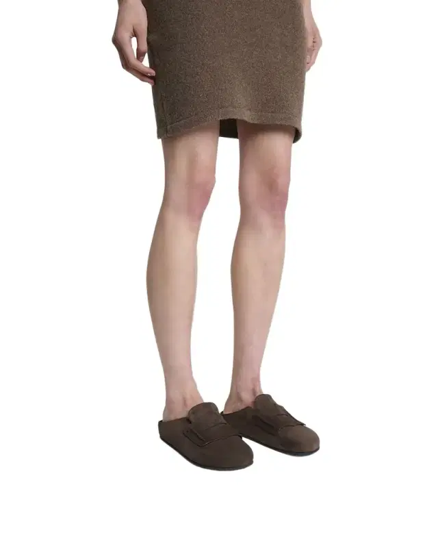 Les Mocassin Suede Mules