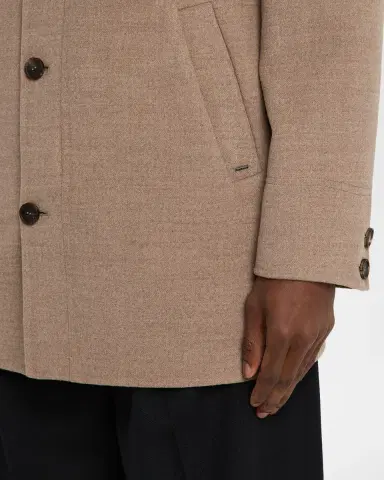 Stefano Ricci Men 's Double-Face Wool Hooded Jacket | Thumbnail 5 Stefano Ricci Men 's Double-Face Wool Hooded Jacket | Thumbnail 5