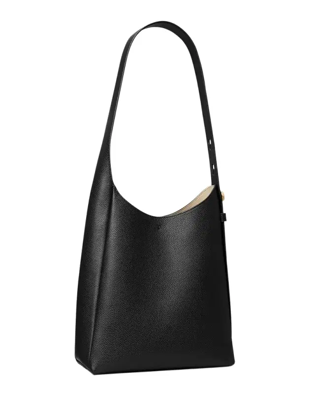 Small Pebbled Leather Hobo Bag