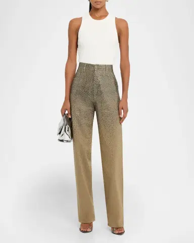 Golden Goose Journey Loose-Fit Swarovski Crystal Pants | Thumbnail 2 Golden Goose Journey Loose-Fit Swarovski Crystal Pants | Thumbnail 2