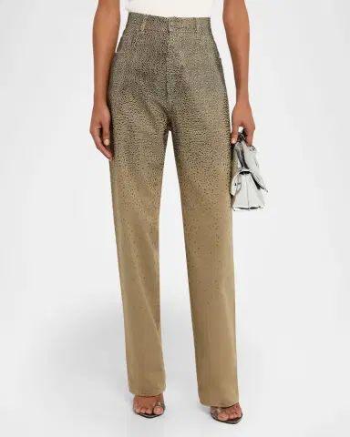 Golden Goose Journey Loose-Fit Swarovski Crystal Pants | Thumbnail 4 Golden Goose Journey Loose-Fit Swarovski Crystal Pants | Thumbnail 4