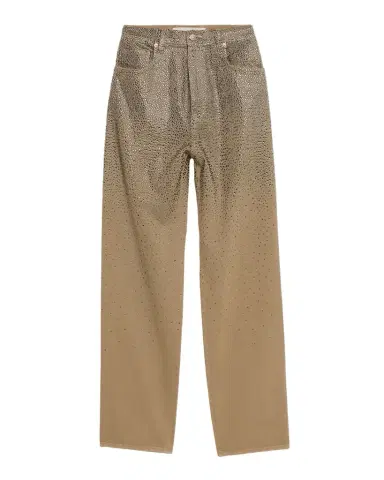 Golden Goose Journey Loose-Fit Swarovski Crystal Pants | Thumbnail 1 Golden Goose Journey Loose-Fit Swarovski Crystal Pants | Thumbnail 1