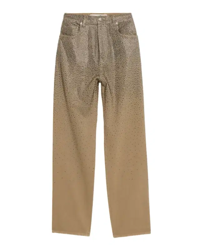 Golden Goose Journey Loose-Fit Swarovski Crystal Pants