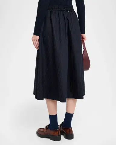 Golden Goose Journey Pinstripe Circle Skirt | Thumbnail 3 Golden Goose Journey Pinstripe Circle Skirt | Thumbnail 3