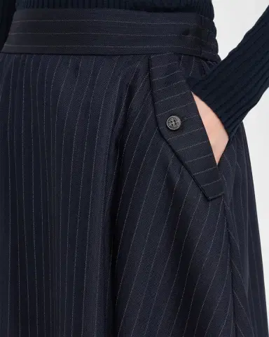 Golden Goose Journey Pinstripe Circle Skirt | Thumbnail 5 Golden Goose Journey Pinstripe Circle Skirt | Thumbnail 5