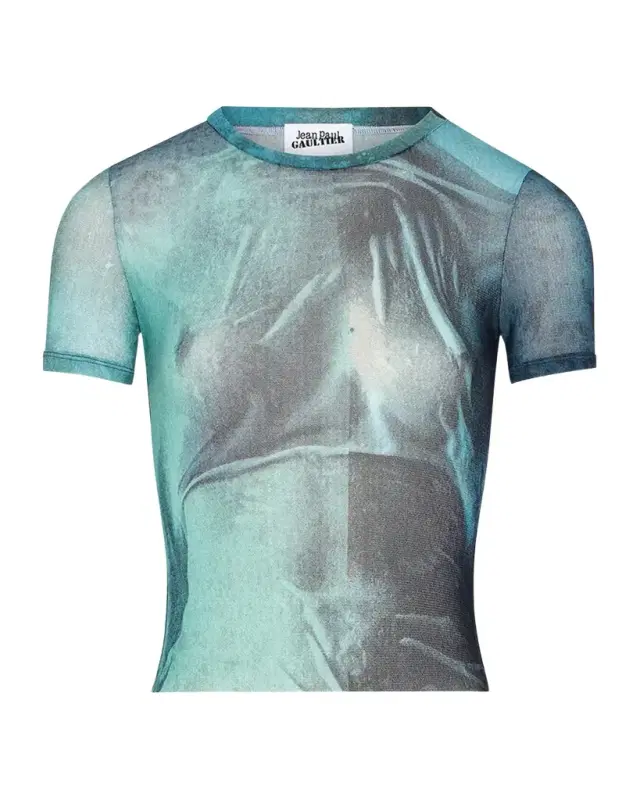 Water-Print Mesh Baby T-Shirt