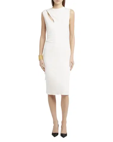Tom Ford Cutout Shoulder-Drape Viscose Crepe Jersey Cocktail Dress | Thumbnail 1 Tom Ford Cutout Shoulder-Drape Viscose Crepe Jersey Cocktail Dress | Thumbnail 1