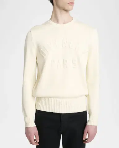 Givenchy Men's Embroidered Crewneck Sweater | Thumbnail 4