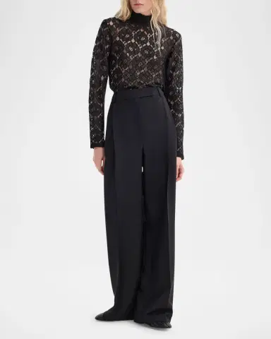 RÓHE Lace Turtleneck Top | Thumbnail 2