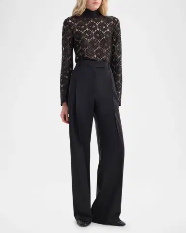 RÓHE Lace Turtleneck Top | Thumbnail 6