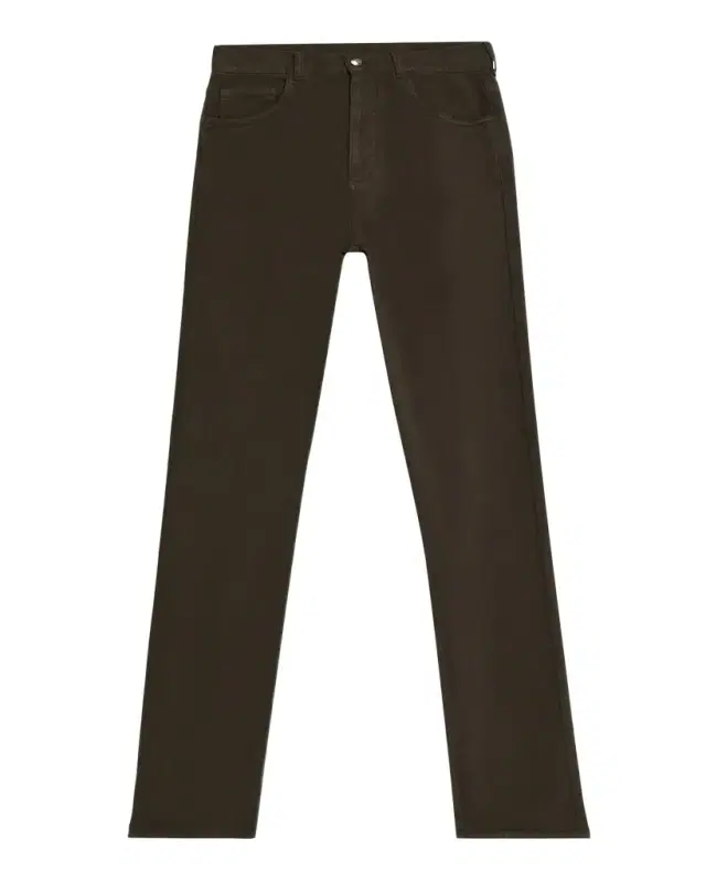 Men 's Cotton-Stretch Straight Fit Five-Pocket Pants