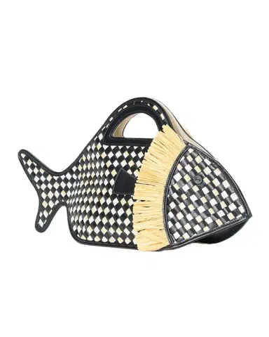 STAUD Cleo Fish Basket Leather Top-Handle Bag | Thumbnail 1 STAUD Cleo Fish Basket Leather Top-Handle Bag | Thumbnail 1
