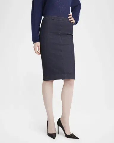 Tom Ford Stretch Denim Tailored Skirt | Thumbnail 4 Tom Ford Stretch Denim Tailored Skirt | Thumbnail 4