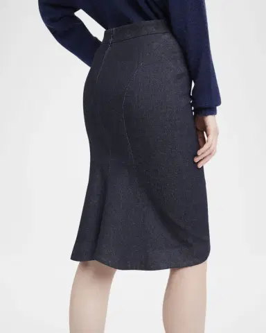 Tom Ford Stretch Denim Tailored Skirt | Thumbnail 5 Tom Ford Stretch Denim Tailored Skirt | Thumbnail 5