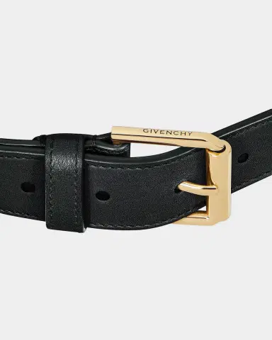 Givenchy Voyou Metal Buckle Leather Belt | Thumbnail 4
