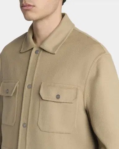 Moncler Men's Reversible Wool-Blend Shirt Jacket | Thumbnail 5