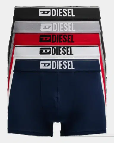 Diesel Men's Damien Multicolor DBox 5-Pack Boxer Briefs | Thumbnail 2