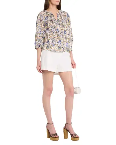 Apiece Apart Mitte Floral-Print Organic Cotton Voile Top | Thumbnail 1
