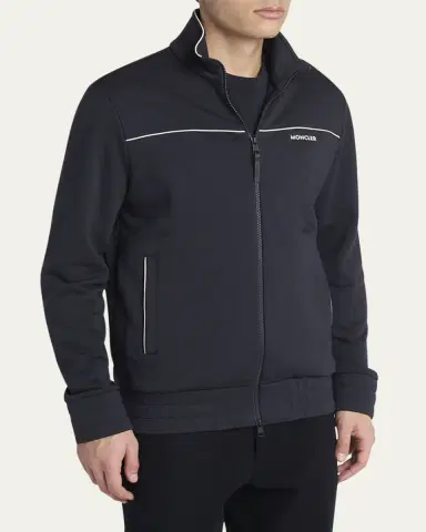 Moncler Men's Fleece Zip Jacket | Thumbnail 4