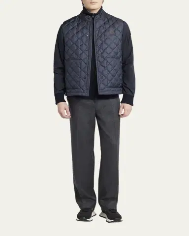 Moncler Men's Lycope Down Quilted Vest | Thumbnail 2 Moncler Men's Lycope Down Quilted Vest | Thumbnail 2