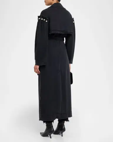 Akyn Studio Rocia Denim Trench Coat | Thumbnail 3 Akyn Studio Rocia Denim Trench Coat | Thumbnail 3