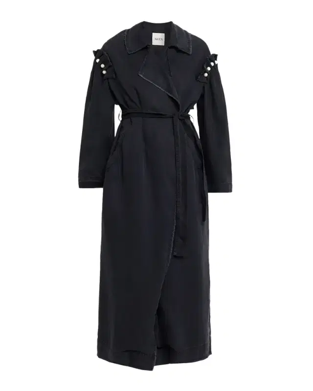 Akyn Studio Rocia Denim Trench Coat