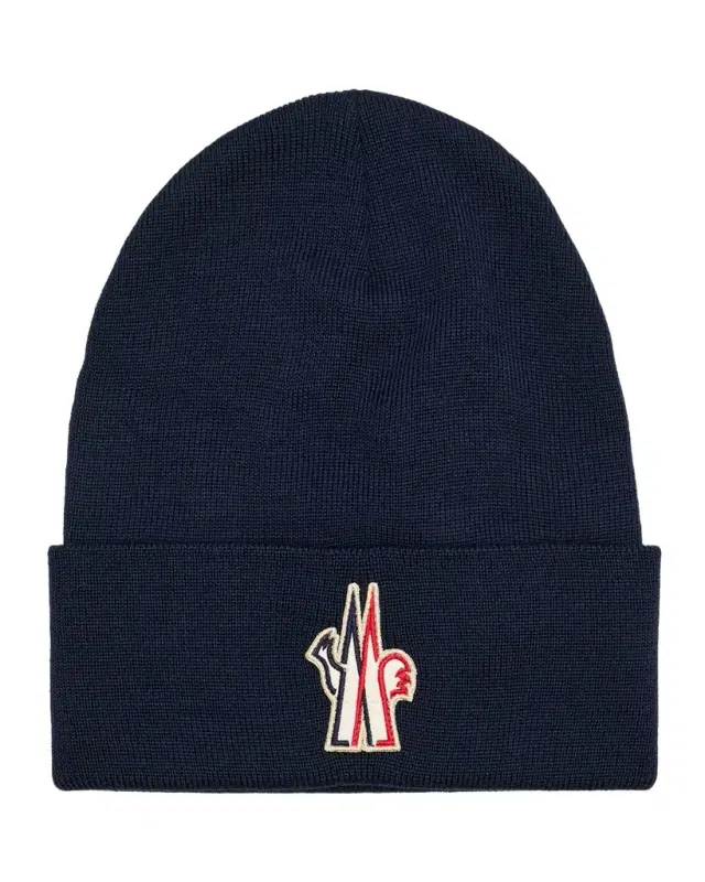 Men 's Wool Logo-Patch Beanie