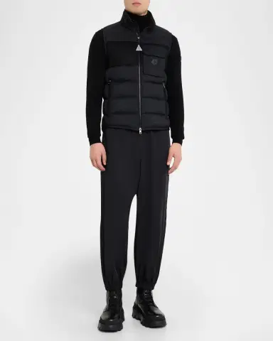 Moncler Men's Estagnous Down Puffer Vest | Thumbnail 2