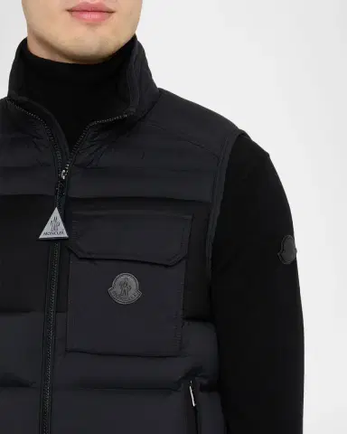 Moncler Men's Estagnous Down Puffer Vest | Thumbnail 5