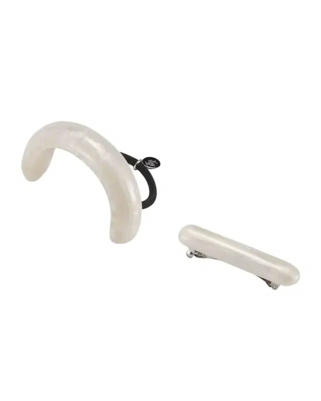 Marble Arch Pony Cuff & Barrette Set