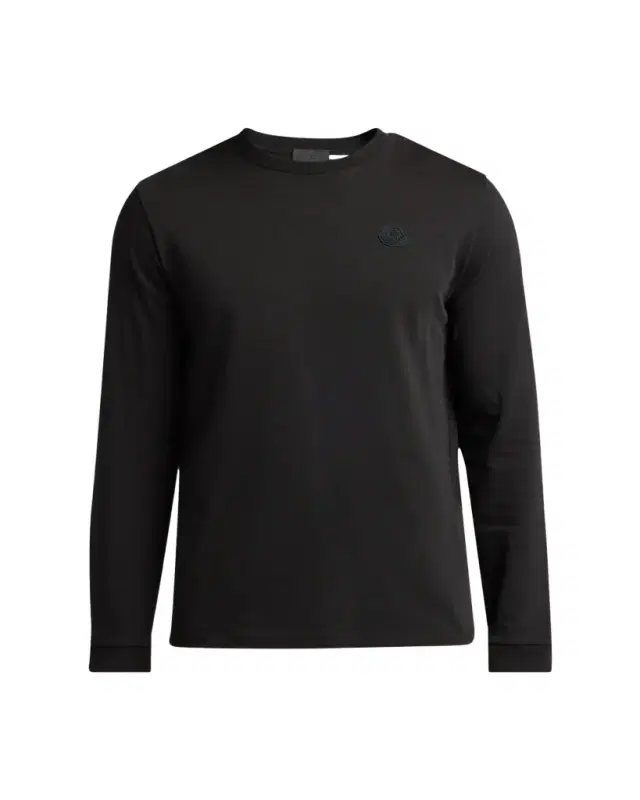 Moncler Men's Cotton Graffiti Logo Long-Sleeve T-Shirt
