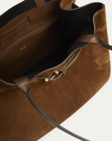 Tom Ford Audrey Large Tote Bag in Calfskin Suede | Thumbnail 4