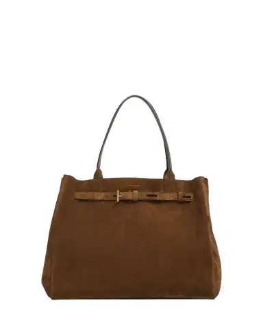 Tom Ford Audrey Large Tote Bag in Calfskin Suede | Thumbnail 1