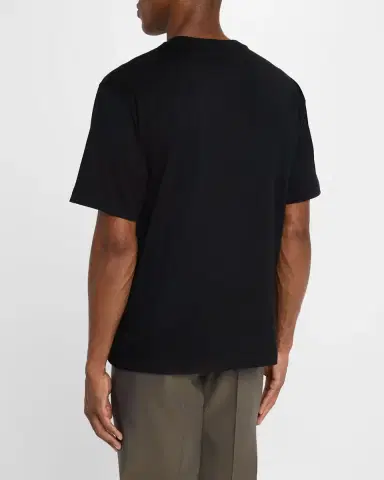 Burberry Men's Cotton Cross Stitch EKD Graphic T-Shirt | Thumbnail 3 Burberry Men's Cotton Cross Stitch EKD Graphic T-Shirt | Thumbnail 3