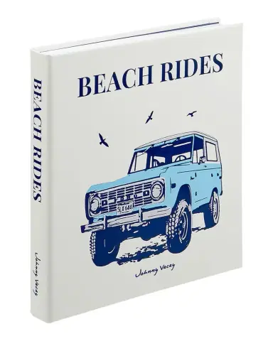 Graphic Image "Beach Rides" Leather-Bound Book by Johnny Vacay | Thumbnail 1