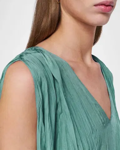 Joseph Martini Crinkled Habotai Silk Maxi Dress | Thumbnail 4