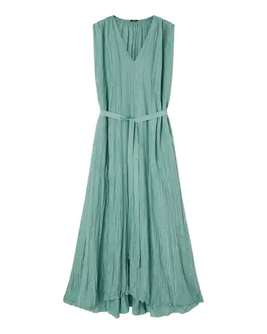Joseph Martini Crinkled Habotai Silk Maxi Dress | Thumbnail 1
